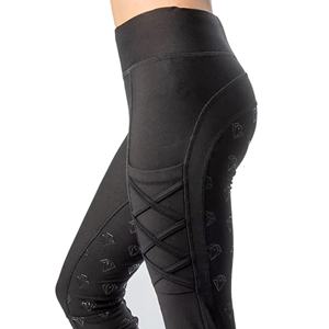 Riche qualité vêtements équestres femmes collants d'équitation coupe ajustée culotte Compression femmes Leggings pour l'équitation Horsekraft - Product Image 1