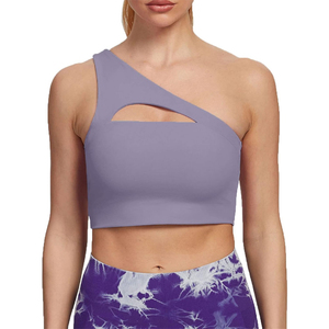 À la mode Top Meilleure Vente prix Femmes Sport Soutien-Gorge Fitness Wear Workout Sport Soutien-Gorge pour Vente En Ligne Une Épaule Crop Sport Soutien-Gorge - Product Image 1