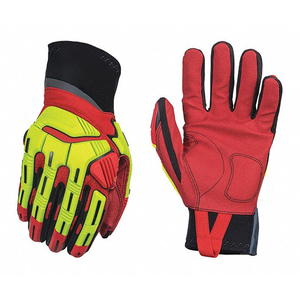 Guantes de cuero de impacto de goma TPR para uso profesional de clase alta ANSI CUT Guantes de 5 niveles Guantes de impacto de seguridad para petróleo y gas - Product Image 3