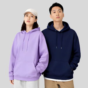 เสื้อฮู้ดดี้ผ้าฝ้าย 100% แบบ unisex สั่งทำโลโก้ OEM หนัก 350 GSM บุขนด้านใน เหมาะสำหรับฤดูหนาว เนื้อผ้านุ่ม ระบายอากาศได้ดี สวมใส่สบาย - Product Image 4