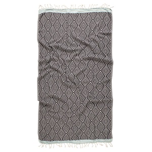 ผ้าขนหนูชายหาดลายเพชรแบบตุรกีทันสมัย ขนาด 35x70 นิ้ว - Product Image 2