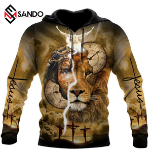 เสื้อฮู้ดพิมพ์ลายโพลีเอสเตอร์3D แบบระเหิด,เสื้อฮู้ดสำหรับผู้ชายพิมพ์ลายโลโก้แบบกำหนดเองได้ - Product Image 3