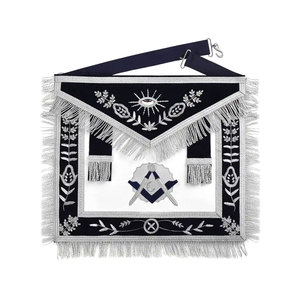 Vente en gros 2025 Top vente tabliers maçonniques Regalia couleur personnalisée tabliers maçonniques - Product Image 1