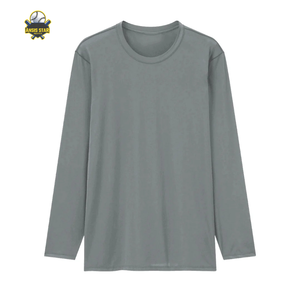 เสื้อเชิ้ตผ้าคอตตอนสำหรับผู้ชายเสื้อแห้งเร็วแขนยาวผ้าฝ้าย100% ออกแบบได้ตามต้องการทนทาน - Product Image 3