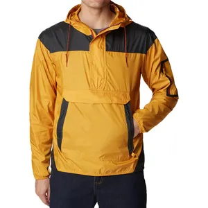 Custom logo waterproof windbreaker Outdoor Hooded Jackets Custom Design windbreaker jackets for men