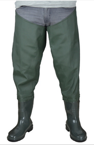 Impermeable de PVC Azul Marino con Gancho para Cinturón, Botas con Suela de Goma, Duraderas, Resistentes al Frío, Ligeras, Transpirables y de Tela Flexible - Product Image 2