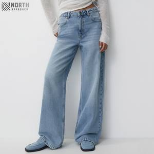 Jeans Casuales de Mezclilla para Mujer, Corte Recto, Transpirables, de Secado Rápido, Tiro Medio, con Patrón 3D, 2025 - Product Image 4