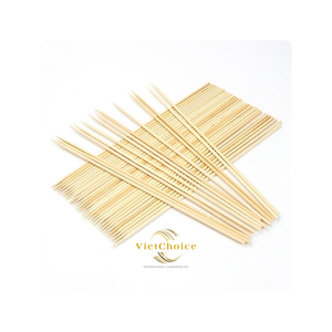 Prix compétitif, style minimaliste, brochettes de barbecue en bambou écologiques, charbon de bois, 40 mm-50 cm, résistantes à la chaleur, haute qualité, faciles à nettoyer - Product Image 1