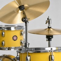 Batterie de percussions Bullfighter DW12 Jaune Citron 5 pièces, 3 cymbales en laiton, coquilles en peuplier 10 12 14 16 22