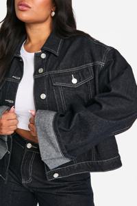 Chaqueta vaquera de algodón lisa para mujer, talla grande, para invierno, venta al por mayor 2026 - Product Image 4
