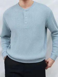 T-shirt noir pour homme à manches longues double couche, coupe épaules tombantes, haute qualité, tendance, grammage lourd, style mode - Product Image 1