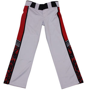 Pantalon de Baseball professionnel pour hommes, pantalon de Baseball souple à Sublimation complet, blanc pour jeunes - Product Image 1
