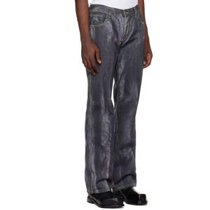 กางเกงผ้าใบหนังทรงตรงสำหรับผู้ชาย ระบายอากาศได้ดี ทันสมัย ทนลม กันยับ ย้อมสีเรียบๆ สไตล์สตรีท  สำหรับผู้ใหญ่  รับสั่งทำได้ - Product Image 1