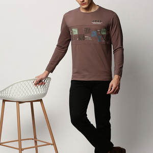 เสื้อสเวตเชิ้ตผู้ชายคุณภาพสูง ราคาโรงงาน บริการ OEM รับสกรีนโลโก้ สีพื้นเรียบ - Product Image 4