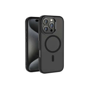 Coque de protection en silicone brillante Netzy pour appareil photo, compatible MagSafe, pour iPhone 16 Pro et iPhone Plus, style INS - Product Image 1