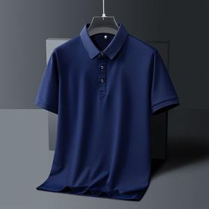Polo de Manga Larga para Hombre, Estilo Golf, Corte Ajustado, Algodón de Alta Calidad, Tejido de Punto, Estampado Sólido y a Rayas, Estilo Casual - Product Image 4