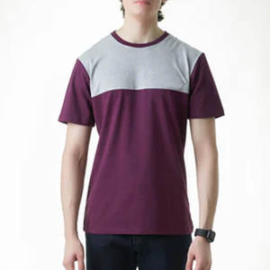 T-shirt de haute qualité à 3 blocs de couleurs pour hommes - Product Image 2