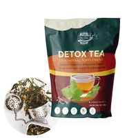 Thé détoxifiant aux herbes personnalisé ODM OEM, thé minceur, thé pour perdre du poids pour adultes