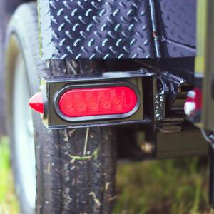 Remolque de plataforma ligeramente usado, mini remolque para tractor, remolque de doble eje de alta utilidad para construcción y uso agrícola - Product Image 6