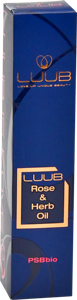 Huile réparatrice pour cheveux à la rose et aux herbes biologiques LUUB - Product Image 2