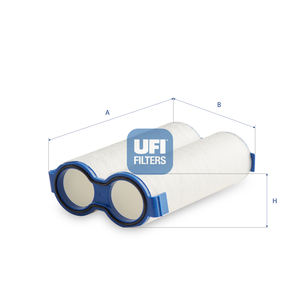 ตัวกรองอากาศสำหรับรถยนต์คุณภาพสูงใช้เปลี่ยนได้รหัส UFI 27.TUB. 01-เพื่อเพิ่มประสิทธิภาพการกรอง - Product Image 2