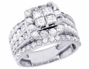 แหวนเพชรโมอิสสำหรับผู้ชายและผู้หญิงแหวน S925สำหรับงานเลี้ยงสีเงินสเตอริงตัดสำหรับเจ้าหญิง - Product Image 1