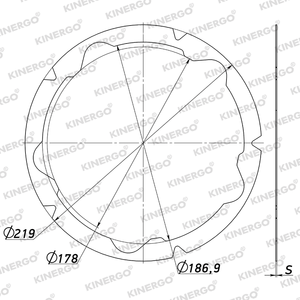 Forro de Fricción ZF13LS3 para ZF VA; 6HP21 S3 (Senar) - Product Image 2