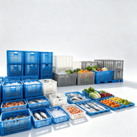 388T Kunststofkrat Spuitgietmachine voor de productie van fruitkratten