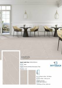 Baldosas grises de 10mm de espesor, 600x600mm, acabado brillante, pulido, baldosas de alta calidad - Product Image 4