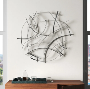 Elegante decoración de pared de Metal decoración interior y exterior colgante de pared hotel restaurante hogar sala de estar dormitorio arte decorativo - Product Image 6