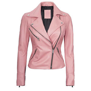 Veste en cuir respirante de haute qualité pour femmes, nouvelle mode, veste varsity élégante, vêtements d'extérieur tendance, streetwear confortable - Product Image 4