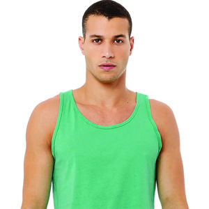 2025 ropa de Fitness para hombres al por mayor precio barato en blanco 100% algodón gimnasio deportes culturismo hombres camiseta sin mangas con logotipo personalizado - Product Image 2