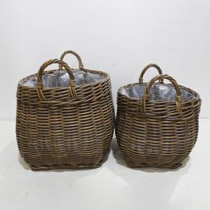 Artex Dong Thap Factory Handmade Wicker Storage <b>Basket</b> <b>with</b> <b>Lid</b> for Home Use and Decorative Kitchen Organization Solutions - Product Image 5