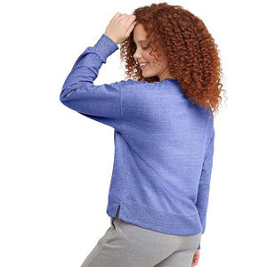 Sweatshirts d'hiver personnalisés pour femmes 100% coton polaire col rond respirant écologique coupe-vent séchage rapide plus broderie 3D - Product Image 2