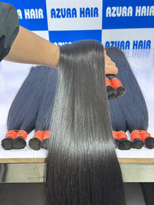 ผู้จำหน่ายผมแท้ที่ดีที่สุด ผมเวียดนามแท้แบบเป็นมัด 100% ผมต่อแบบธรรมชาติ สีและความยาวที่ปรับแต่งได้ 6-32 นิ้ว - Product Image 4