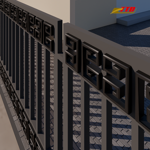 Clôture de jardin en fer fabriquée au Vietnam avec finition décorative et 100% d'ingrédients vietnamiens pour des extérieurs élégants - Product Image 5