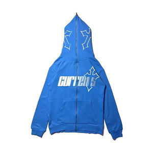 Vêtements de haute qualité, vêtements intégraux, sweats à capuche zippés Streetwear grande taille pour hommes - Product Image 2