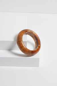 Bracelet en résine de bois multicolore pour femmes et filles Bijoux en laiton élégants pour un usage quotidien - Product Image 3