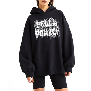 Sweat-shirt col ras du cou pour femmes, surdimensionné, imprimé personnalisé, Logo, vêtements en coton, 2023 - Product Image 4