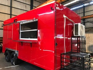 Remorque alimentaire commerciale pour les ventes de hot-dogs utilisée comme camion-restaurant mobile pour les restaurants Limonade Bar Snack - Product Image 4