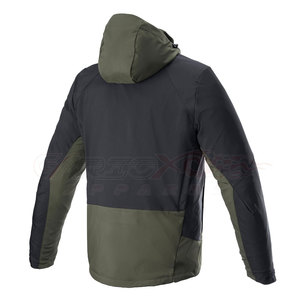 Veste de moto Cardura Softshell personnalisée de haute qualité pour hommes en nylon imperméable respirant à capuche Racing Biker amovible - Product Image 3