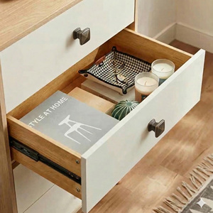 Square Zinc Alloy Furniture <b>Knob</b> Contemporary Style Wardrobe <b>Dresser</b> Cabinet Drawer Handle Kitchen Dining Living Room Bedroom - Product Image 5