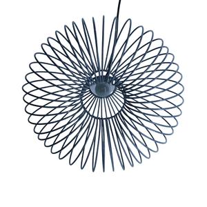 Suspension de ferme en fer noir antique Suspension de plafond facile Éclairage suspendu de bureau à domicile Hauteur réglable pour la cuisine - Product Image 3