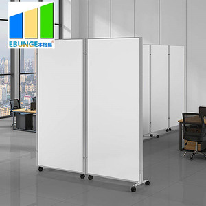 Paravents mobiles modernes EBUNGE, cloisons coulissantes pour séparation, <span class=keywords><strong>bureau</strong></span>, école, restaurant, hôpital, salle de sport, entrepôt, villa, durables - Product Image 4
