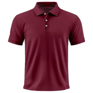 เสื้อโปโลผู้ชายแขนสั้นปักโลโก้เสื้อโปโลระบายอากาศ - Product Image 4