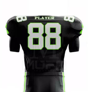 Uniforme de fútbol americano de secado rápido de alta calidad, ropa deportiva de Color sólido hecha a medida, talla XL, estilo superior transpirable y elegante - Product Image 5