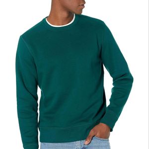 Sudadera de Felpa 100% Algodón, Ligera, Personalizada, de Primera Calidad |   Suéter de Cuello Redondo para Hombre, Estilo Casual de Invierno para la Calle - Product Image 1