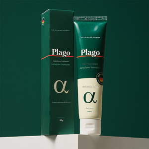 [Plago] plago alphazyme Dog Cat kem đánh răng 80g hương vị gà hôi miệng cao răng loại bỏ Mặt hàng bán chạy nhất - Product Image 5