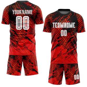 Très demandé unisexe adulte Football Kit Set Logo personnalisé Football Uniformes pour hommes équipe Club personnalisable Full Soccer Wear - Product Image 2