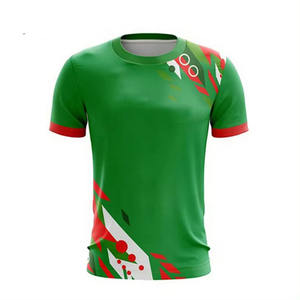 T-shirt en coton et polyester à sublimation avec logo personnalisé T-shirt pour hommes Sialkot Pakistan T-shirt en option personnalisée vente en gros - Product Image 4